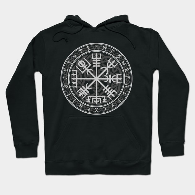 Vegvisir in Gray Hoodie by RavenWake